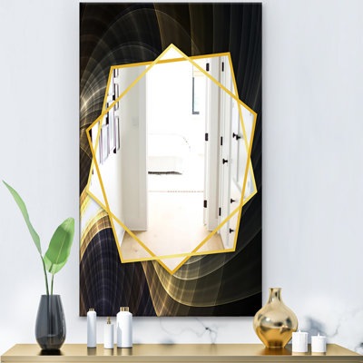Miroir mural Fractal Light Art