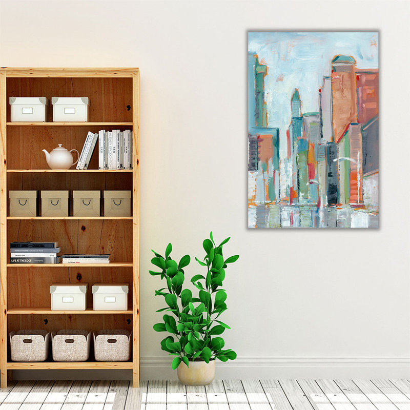 «Downtown Contemporary I», reproduction d'art sur toile, H 30 po x l 20 po