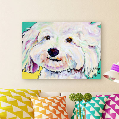 «Boutons» sur toile