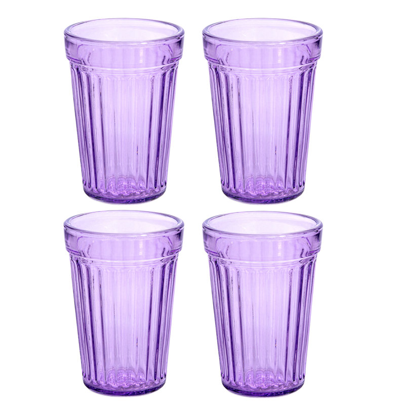 Mankin 8.4oz. Drinking Glass Set, Purple