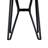 Ash Wood Round Bar Table With Metal Legs And Shelf, 46.14" Wide, 36" Height, Dining Room Decor Piece Open Depth, High, For Family Feasts-1124809694-1131912586