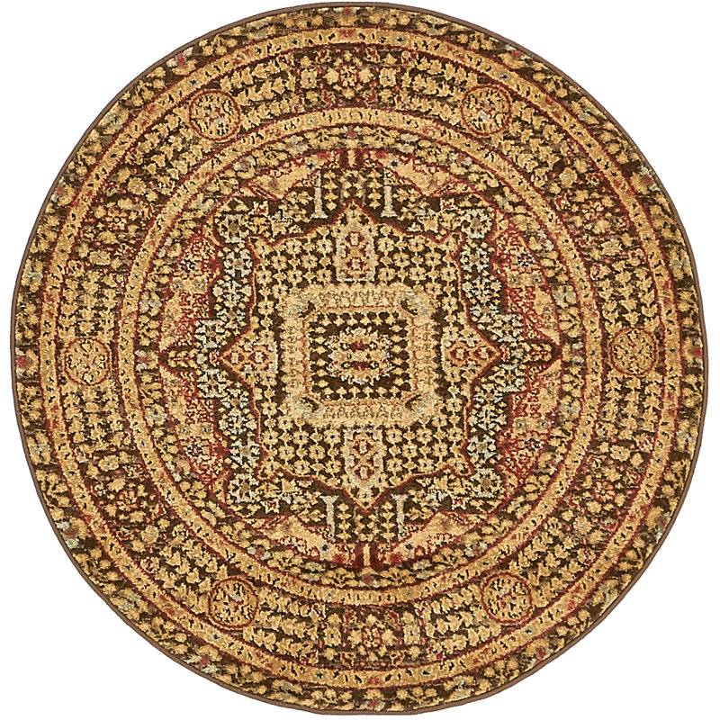 Ophelia Oriental Indoor Rug, Round 8'