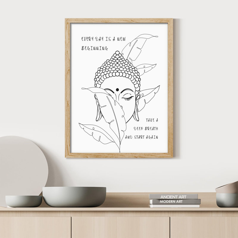 "Affiche de feuille de bananier tropical" sur papier, Naturel, H 16 po x l 12 po