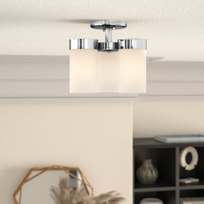 Plafonnier semi-encastré 3 lumières 11,75 po Preston
