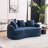 Boneless 65" Chenille Curved Sofa-79720079
