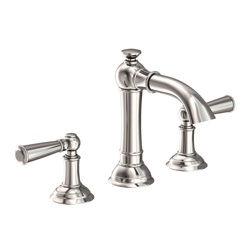 Aylesbury Widespread Bathroom Faucet with Drain Assembly, Polished Nickel