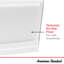 Base de douche simple rectangulaire L 36 po x P 48 po Aspirations