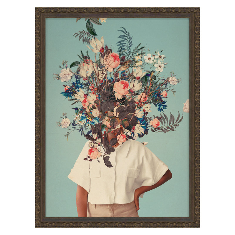 Thank God It's Spring Print by Moth, Frank, 28" H x 21" W, Gold