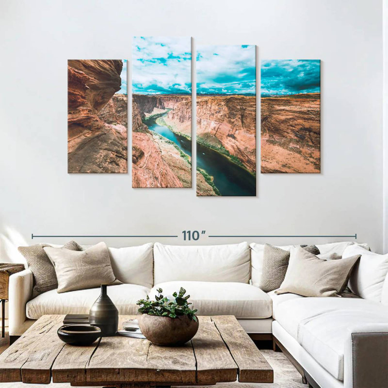 Ciel turquoise Alvord Grand Canyon, H 54 po x l 84 po
