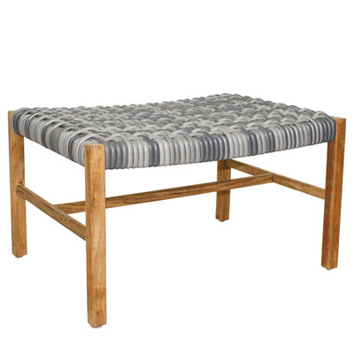 Catherine Outdoor Teak Ottoman