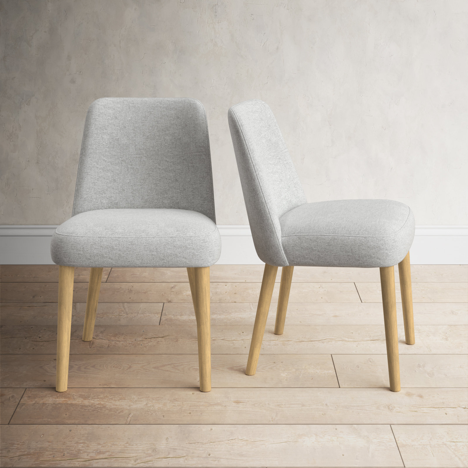 Upholstered Solid Back Parsons Dining Chair