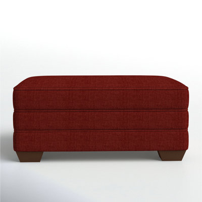 Anastase 28" Rectangle Standard Ottoman by Wade Logan