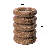 Brown Marble Layered Vase-115194814