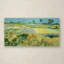 «Wheatfields Near Auvers» par Vincent Van Gogh, reproduction sur toile-1996852403