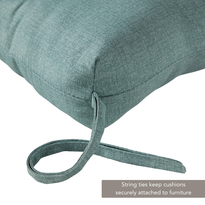 Outdoor Chaise Lounge Chair Cushion, Seaglass