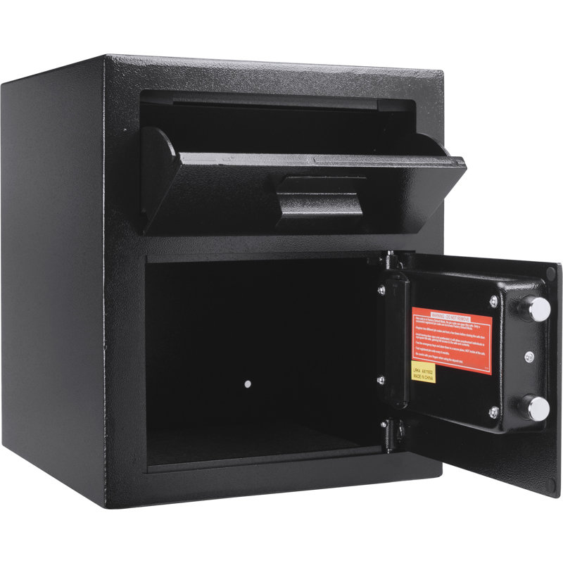 Coffre-fort de dépôt pour clavier de 72 pi cu, H 16 po x l 13,75 po x P 13,75 po