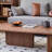 Minimalist retro solid wood coffee table