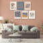 6 Piece Wrapped Canvas Wall Art