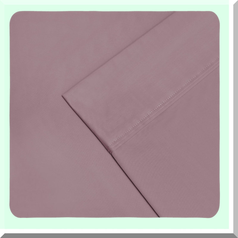 Luxury Dreamweave Pillowcase Set - Ultra Soft 1200-Thread Count Cotton - Breathable Solid Design - Zephyr Collection - Queen Size