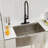 30" L x 22" W Apron Farmhouse Kitchen Sink with Faucet Included-87539526