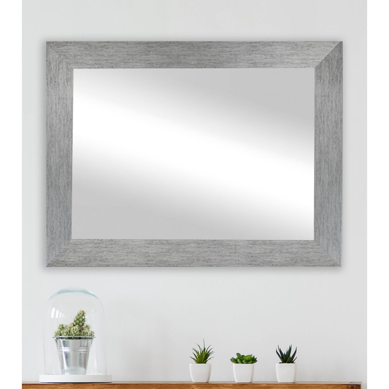 Dematteo Flat Wall Mirror, 35.5" H x 29.5" W