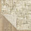 Tapis rayé rayé ivoire / brun Rayan-1254683698