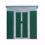 Mini remise extérieure 5 x 3 pieds avec toit en aluminium et porte coulissante-121341801-121341802