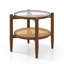 Glass Top End Table