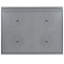 Grand lit mural gris - Conception peu encombrante offrant une expérience de sommeil confortable dans des meubles multifonctionnels pour petits espaces-1197956357-1197956352