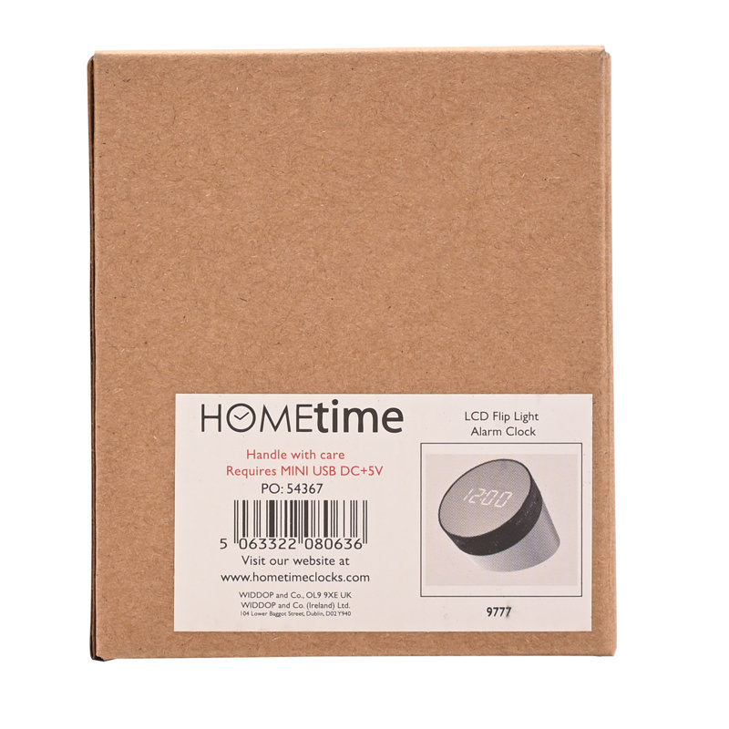 Analog Quartz Movement / Crystal Alarm Tabletop Clock
