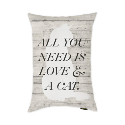  Coussin lombaire «A Cat and Love»