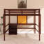 Lit mezzanine en bois avec tableau d'écriture-1060987368-1060987369