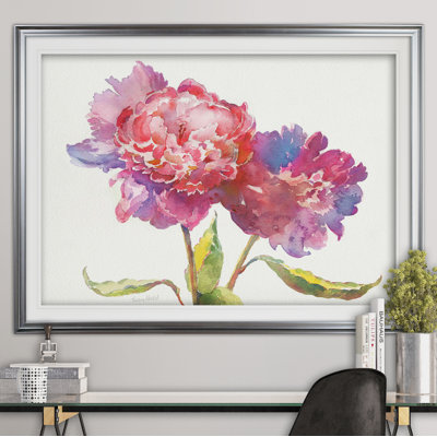 « prix pivoines i », reproduction de peinture à l’huile