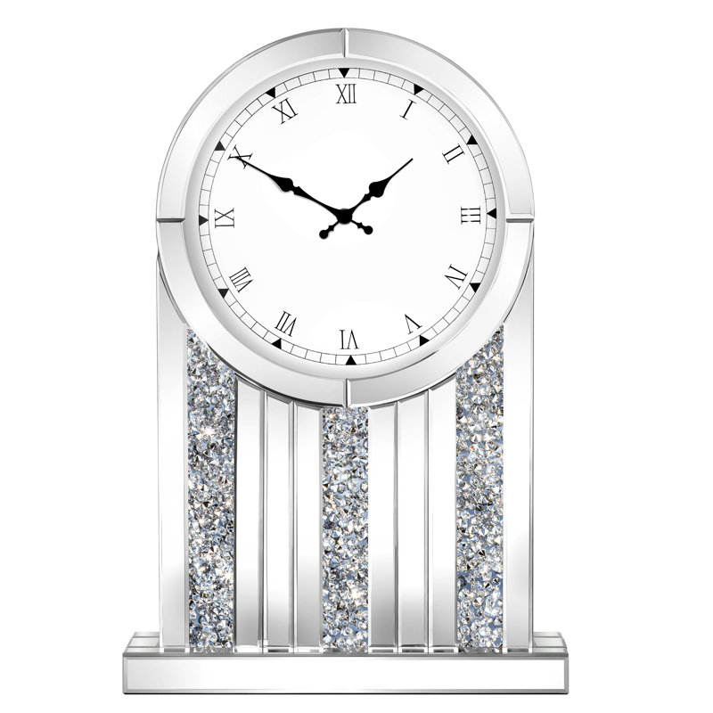 shyfoy Modern Mirror Glass Table Clock | Wayfair.co.uk