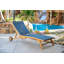 Outdoor Teak Chaise Lounge-2104669945