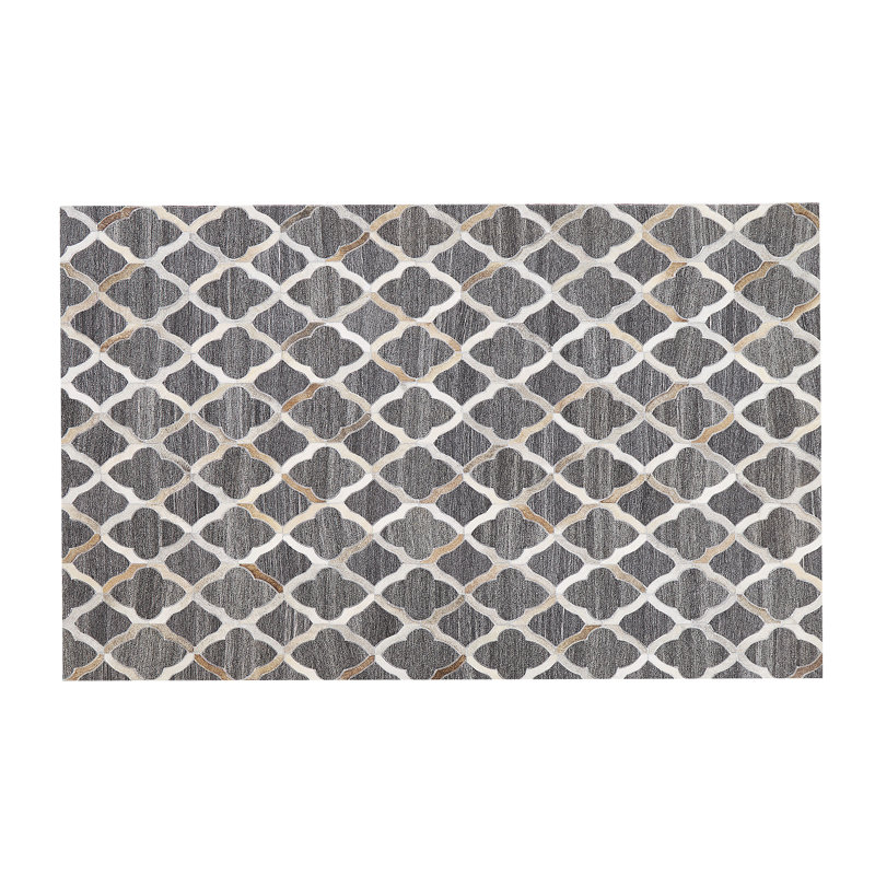 Delsur Geometric Area Rug, 140 X 200