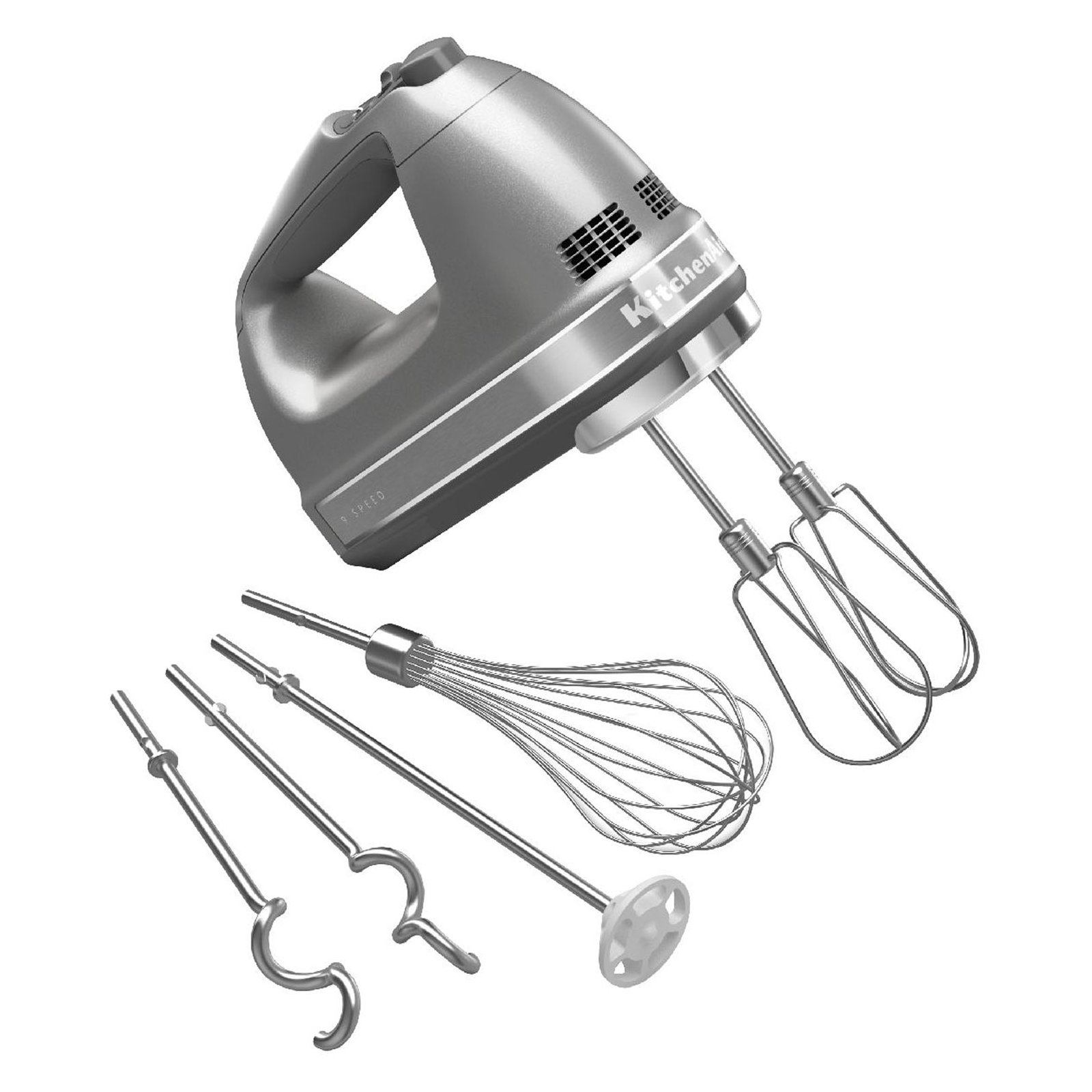 KitchenAid® 9-Speed Hand Mixer, Contour Silver