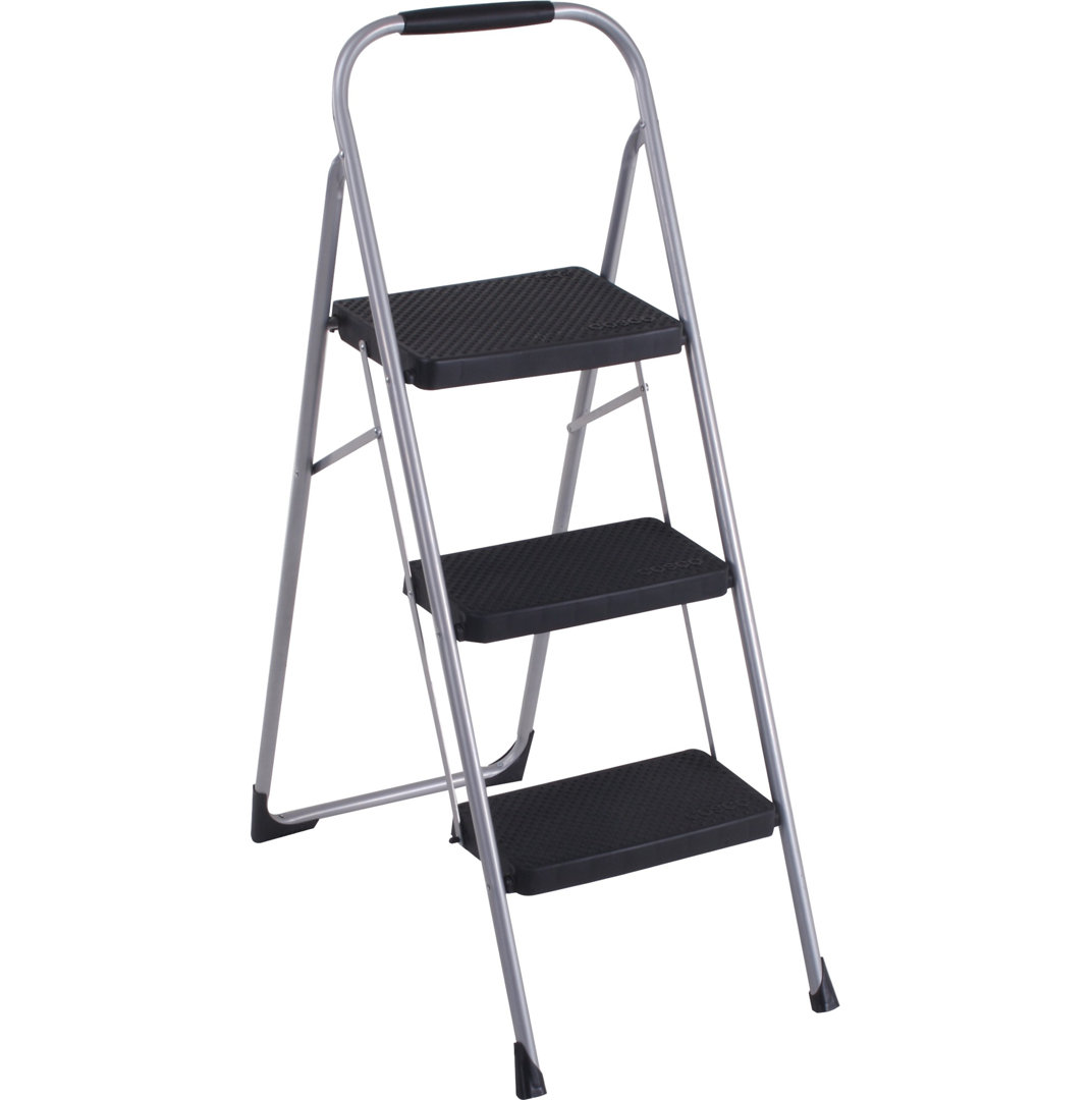 3 - Step Steel Lightweight Folding Step Ladder COSCO