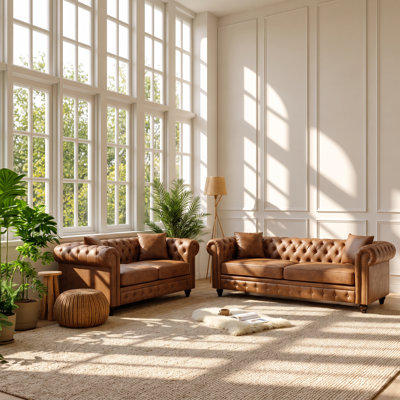 Canapé combiné 6 places l 85,5 po x P 32,25 po x H 28,25 po