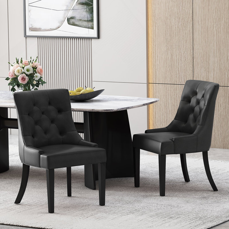 Ensemble de chaises Cheney (ensemble de 2), Noir
