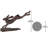 Leaping Hare Garden Statue