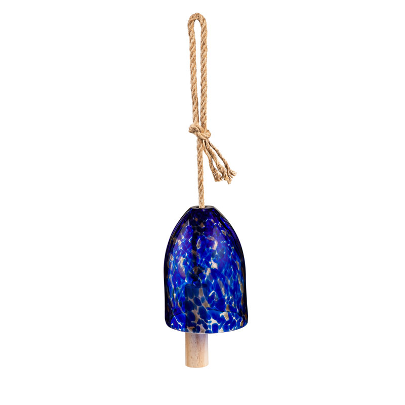 Carillon en forme de cloche bleue 7 "