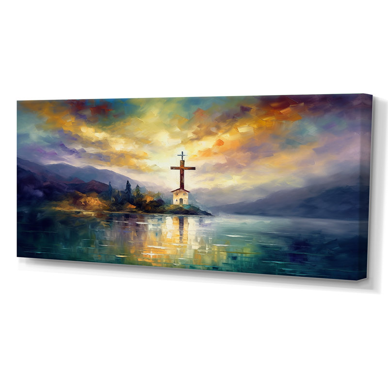 Reproduction d'art sur toile Arnfried, Toile tendue, H 28 po x l 60 po x P 1,5 po