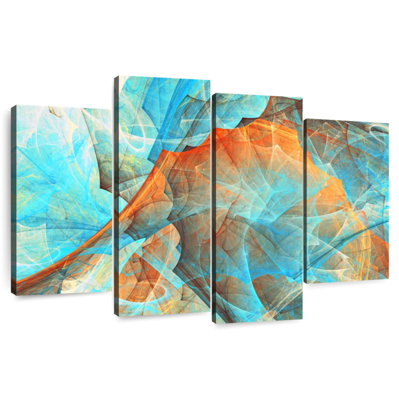 Abstrait numérique Avery Chill Out, H 42 po x l 68 po