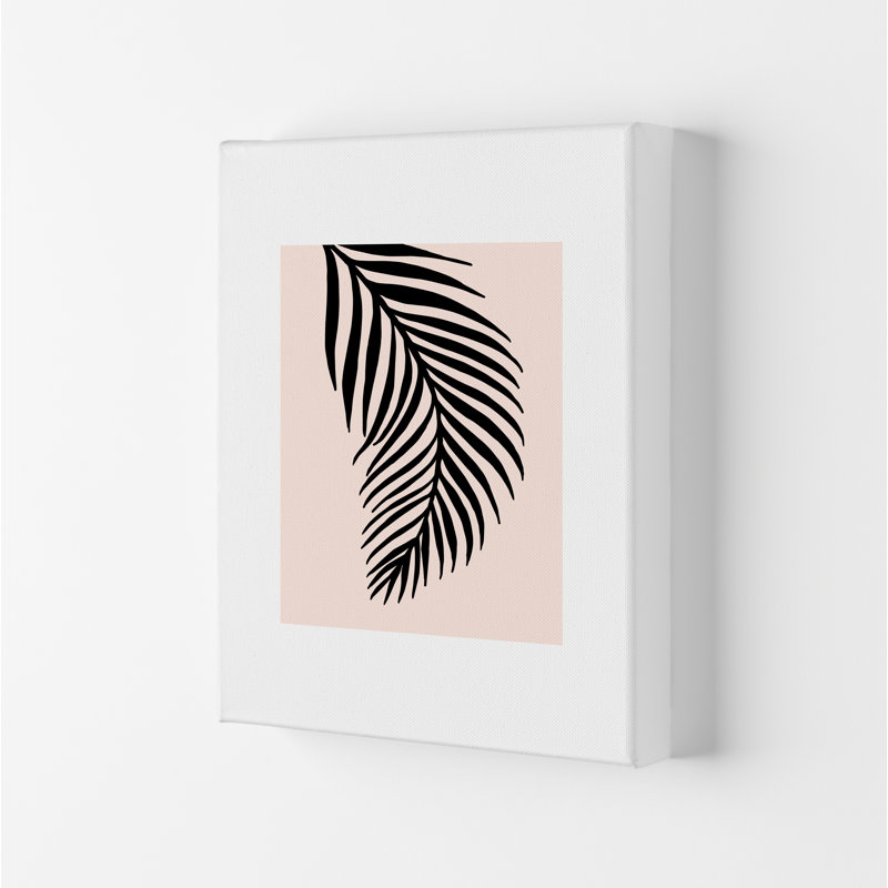Palm Rose 1 - Print, 84.1cm H x 59.4cm W x 4cm D, Wrapped Canvas