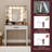 Makeup Vanity With 3 Lighting Colors-1315663178