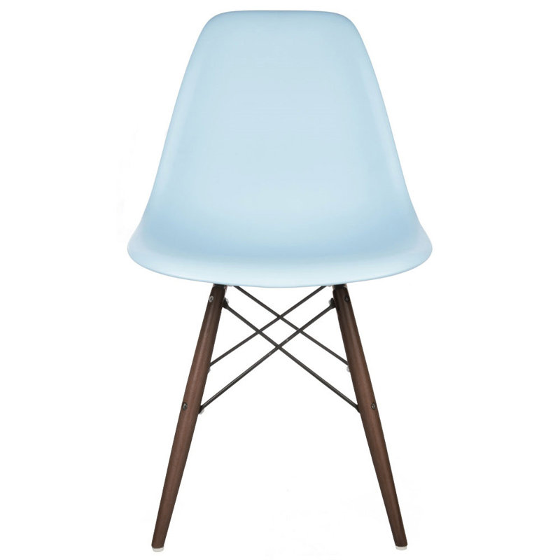 Wrenshall 17.7'' H Side Chair, Light Blue/Natural