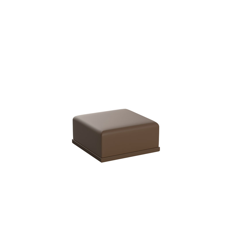 Gatsby Outdoor Ottoman, Bronze