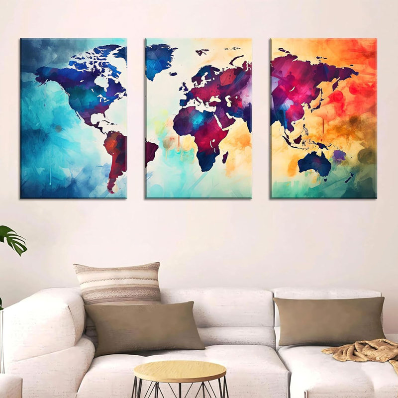 3 Piece Wrapped Canvas Print