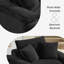 Chaise longue rembourrée avec repose-pieds Corduroy-774304538